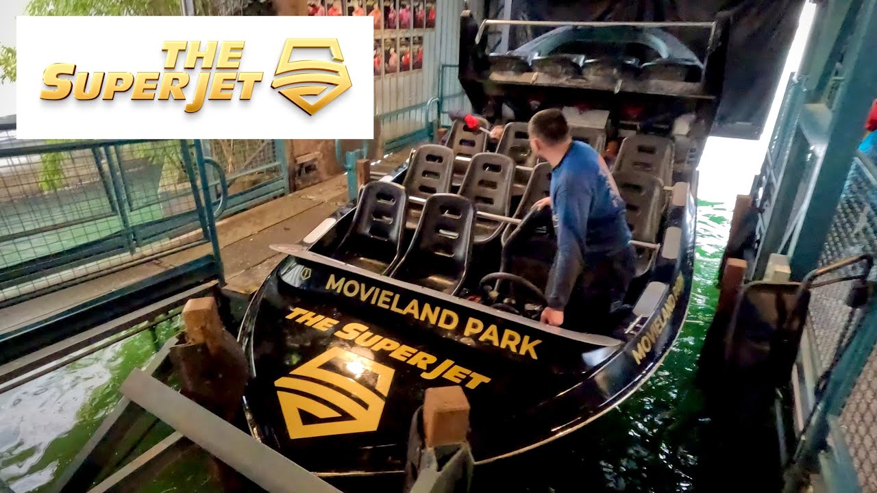 The SuperJet on-ride POV (乗船映像) / Movieland the Hollywood Park (イタリア)