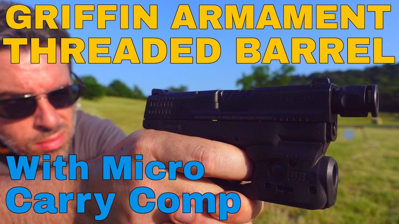 Griffin Armament ATM Threaded Barrel with Micro Carry Comp for the M&P Shield Plus