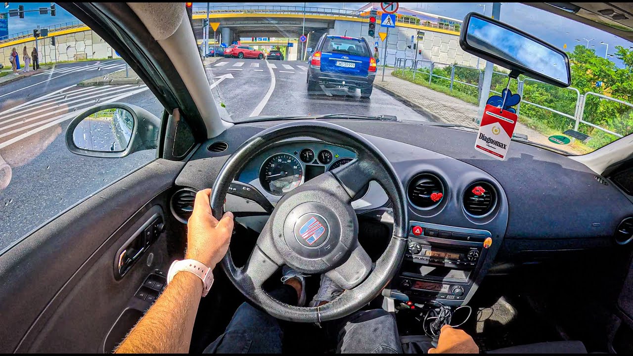 2006 Seat Ibiza [1.4 16V 75hp]| 0-100| POV Test Drive #2079 Joe Black