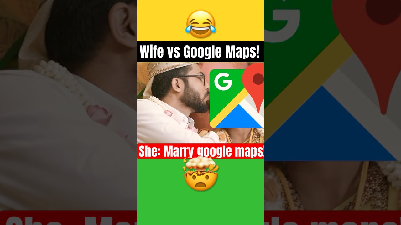 Wife vs Google Maps!🤣Who Wins ? - BIG MISTAKE!😂 | SWAJU Vlogs #googlemaps #couplecomedy #trending