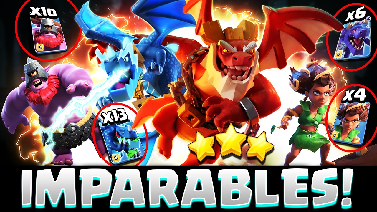💥El HÉROE *MÁS ROTO* de la HISTORIA: los 4 ATAQUES IMPARABLES con DUQUE DRAGÓN - Clash of Clans