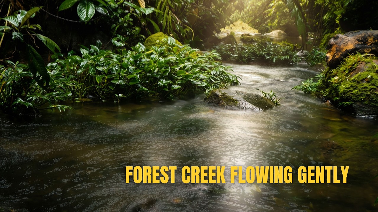 Quiet Forest River 🌿 Perfect Meditation & Relaxation Sounds