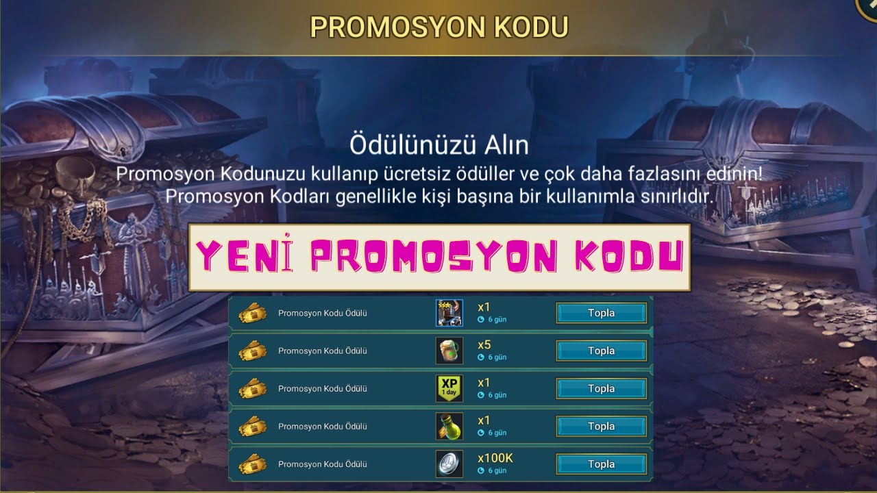 Yeni Promosyon Kodu Güncel  Raid: Shadow Legends