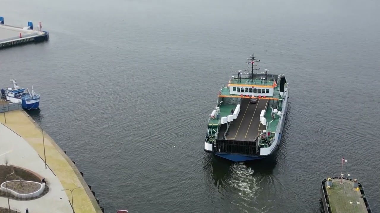 Prom Bielik - Ferry Bielik - Przeprawa Promem - Wolin Uznam