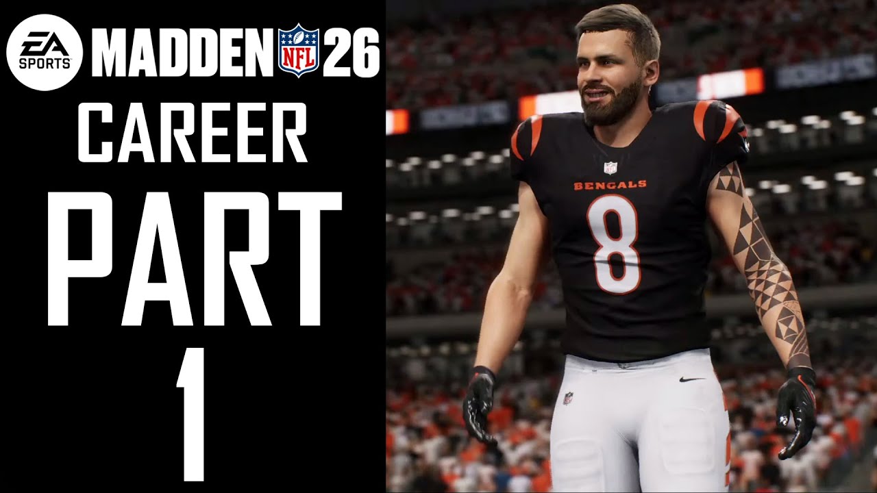 Madden NFL 26 - Superstar - Part 1 - "Combine, Draft, Rookie Season"