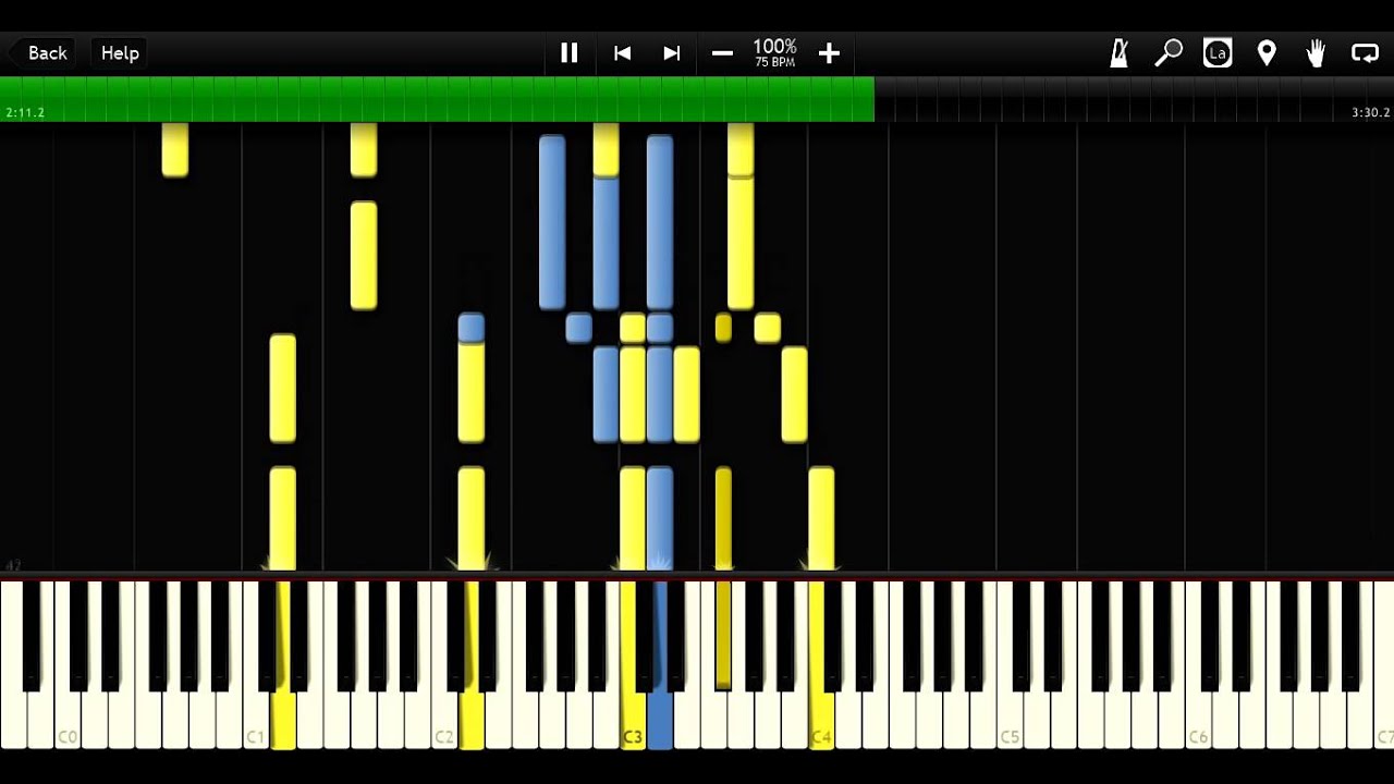 Synthesia: Russian National Anthem (Sochi Opening Ceremony)