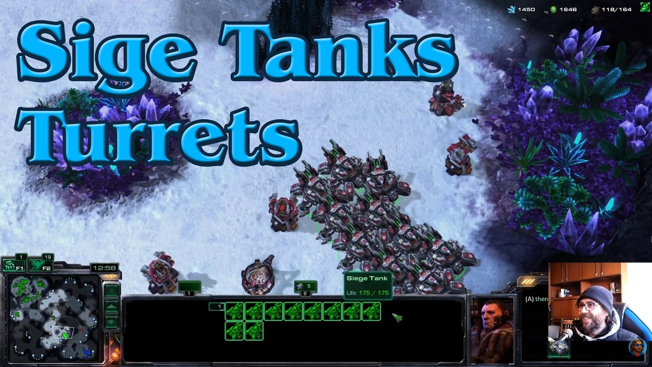 Only Siege Tanks and Turrets: StarCraft 2 - Terran vs Protoss Gameplay 🎮🧙