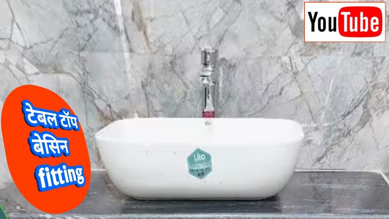 How to replace a table top 🔥wash basin?With mixer Tap|✅wash basin fitting in bathroom|🏠#plumbing2025