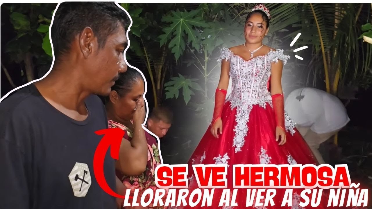 WOW ESTELITA BRILLÓ COMO UNA PRINCESA✨ SUS PAPÁS ROMPEN EN LLANTO AL VERLA CON SU VESTIDO😭😭