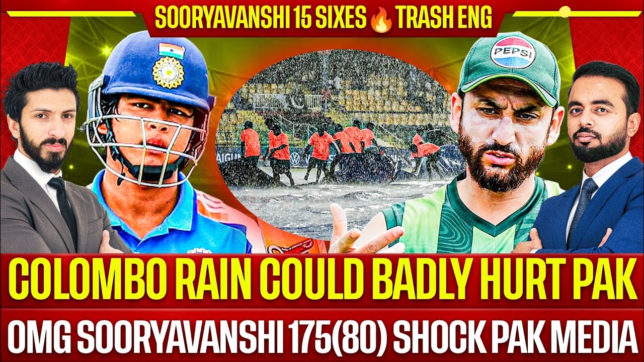 OMG Sooryavanshi 175(80) Shock Pak Media 😳 | Colombo Rain could Hurt Pak | Aus Prefer IPL