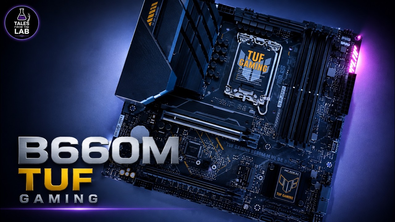 ASUS TUF B660M PLUS D4 TUF GAMING Motherboard Unboxing (Cinematic) LGA1700 Alder Lake M-ATX 12th GEN