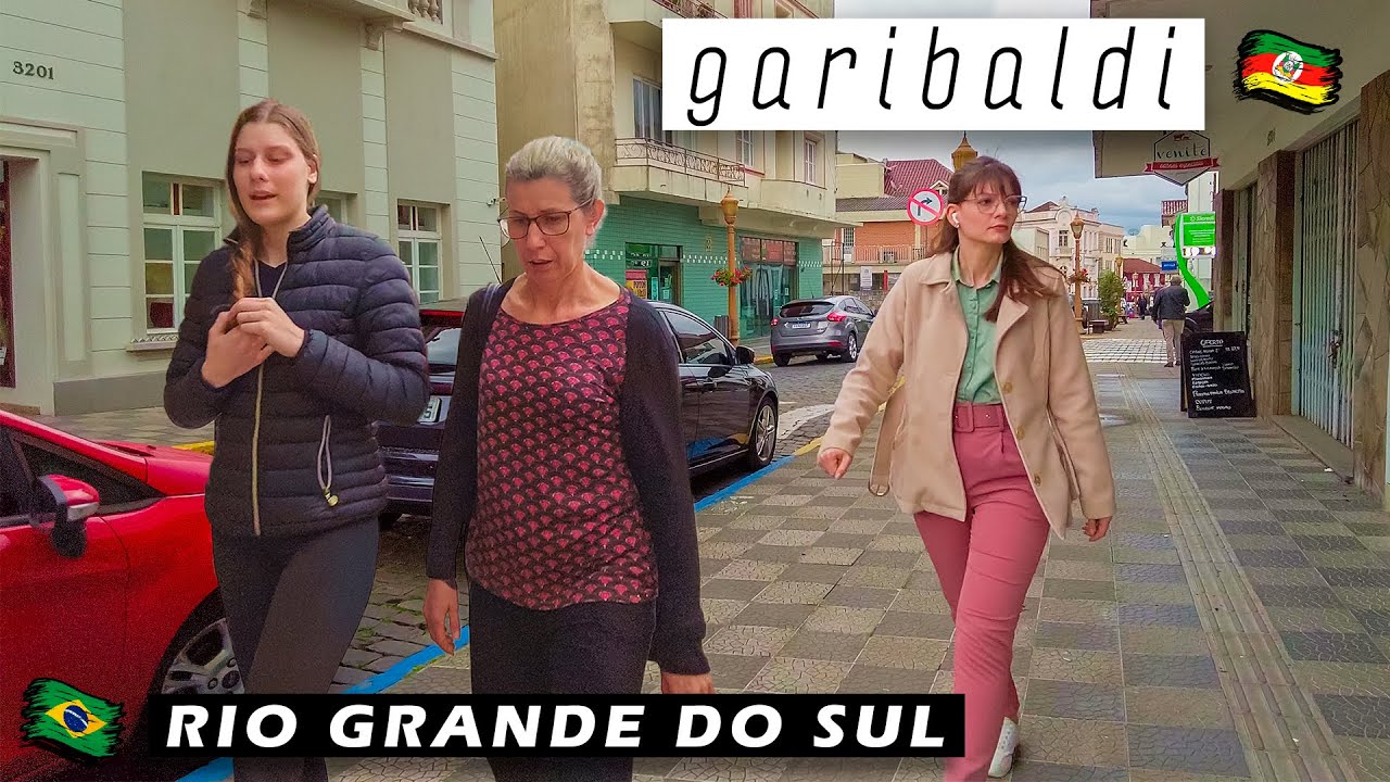 🇧🇷 Walking in GARIBALDI — Rio Grande do Sul, Serra Gaúcha — Southern Brazil — 2022 【 4K UHD 】