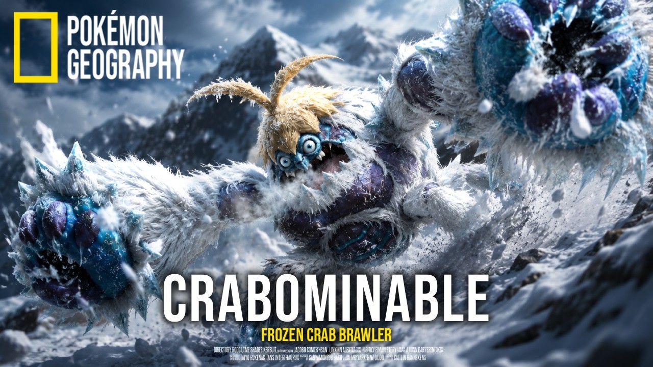 NatGeo Planet: Avalanche Apex | Crabominable - The Frozen Crab Brawler (Real-Life Pok&eacute;mon)