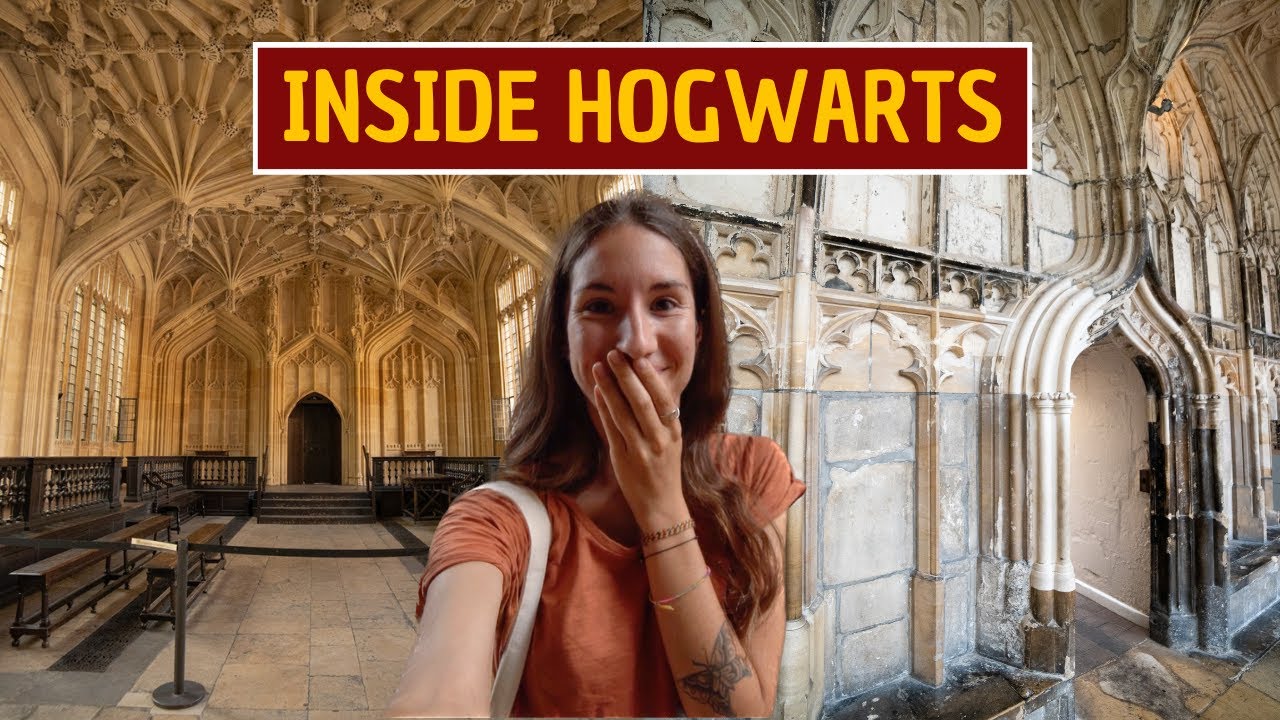 We went INSIDE HOGWARTS in England | Gloucester Cathedral & Divinity School ⚡️
