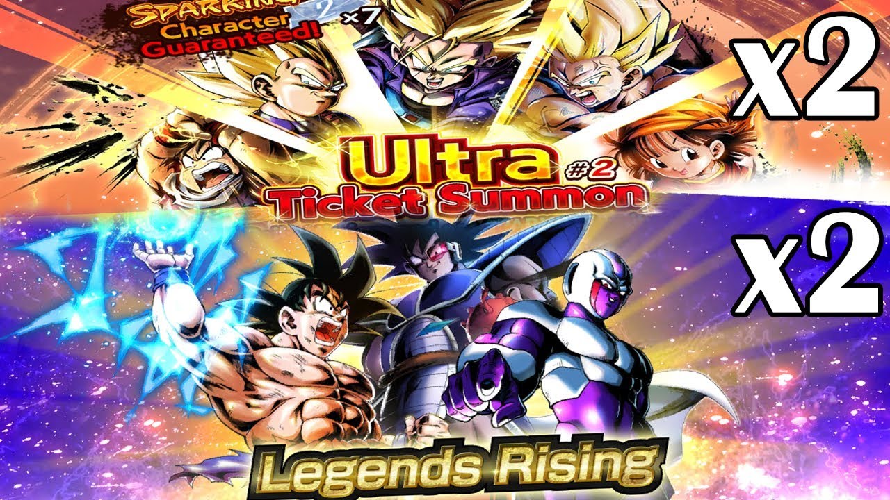 Legends Rising & Ultra Ticket Summon x2 multisummon summon| Dragon Ball Legends