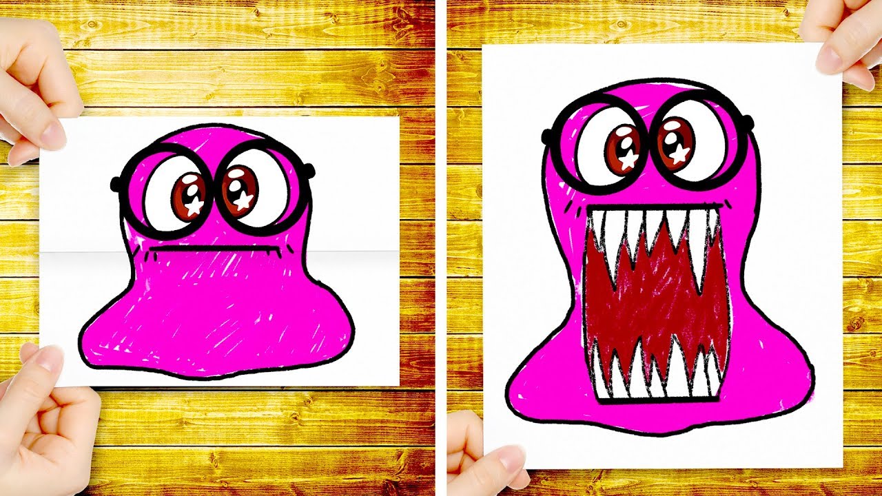 Slime Sam Turns a Boring Drawing into TOOTHY PARTY FAVORS -  Fun Idea For UNDER THE SEA THEME PARTY