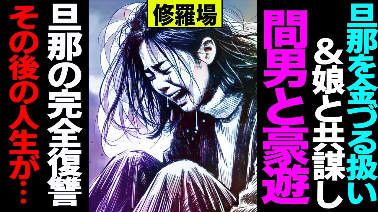 【漫画】夫の出張中に間男を呼んだ瞬間…ドアが突然開き夫と両親が突入→鬼の形相に震えが止まらない修羅場