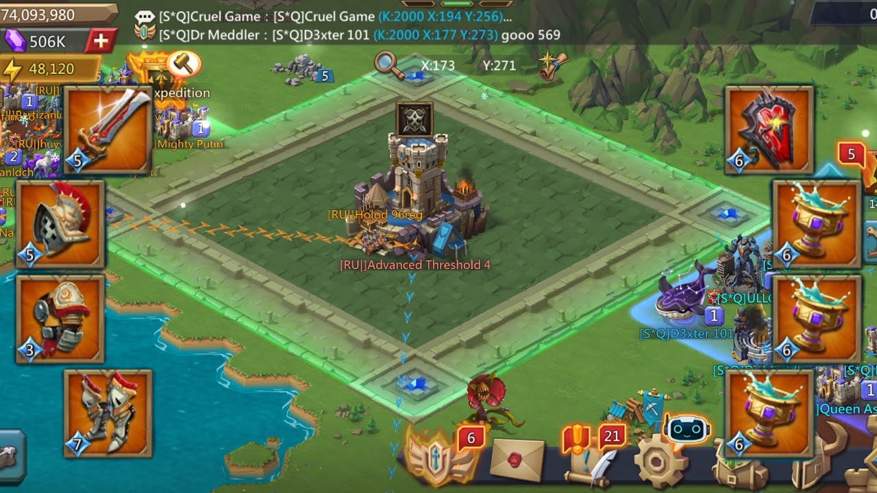 Lords mobile - can i beat a 5pc champ on a semi lead in GE ?