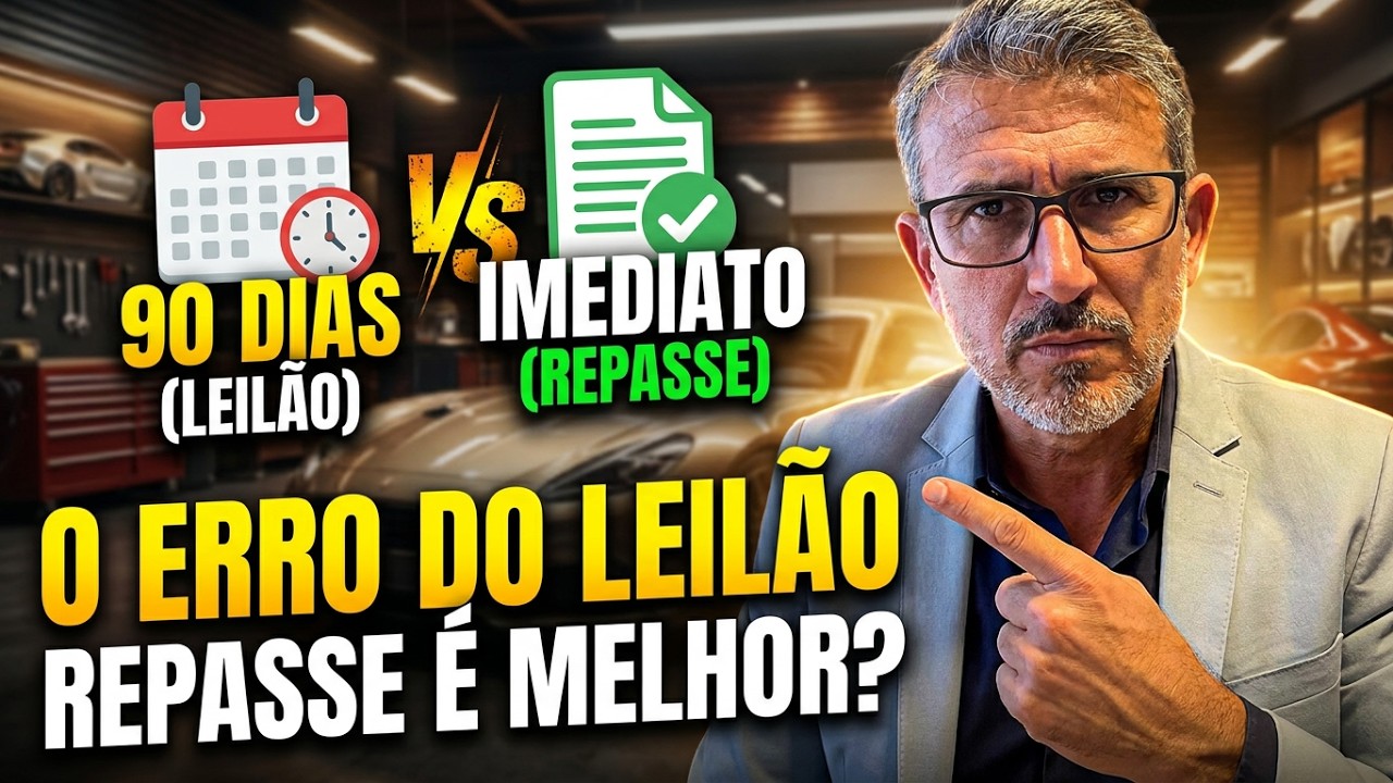 Carro de Repasse ou leil&atilde;o qual rende mais dinheiro?