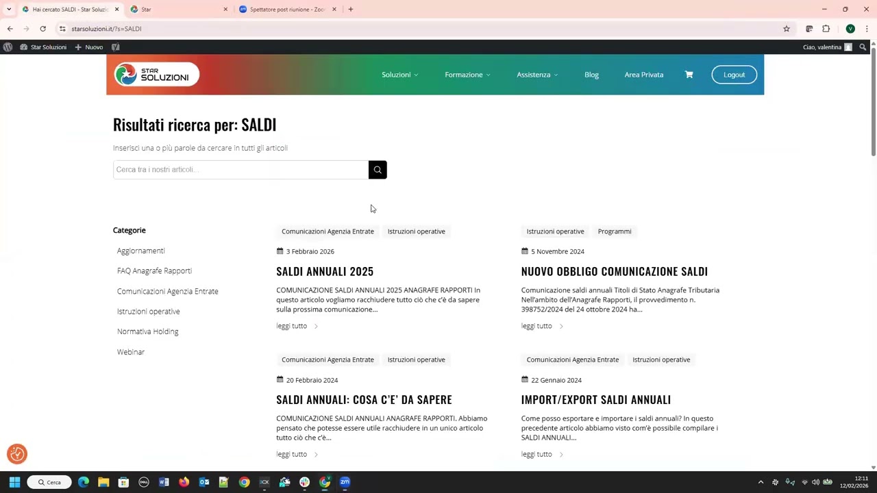 Webinar CORA Anagrafe Rapporti Saldi annuali 2025