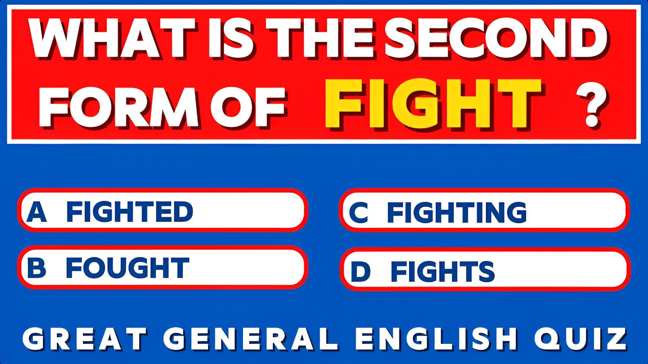 Only Geniuses Pass This English Quiz 🌍 50 Questions