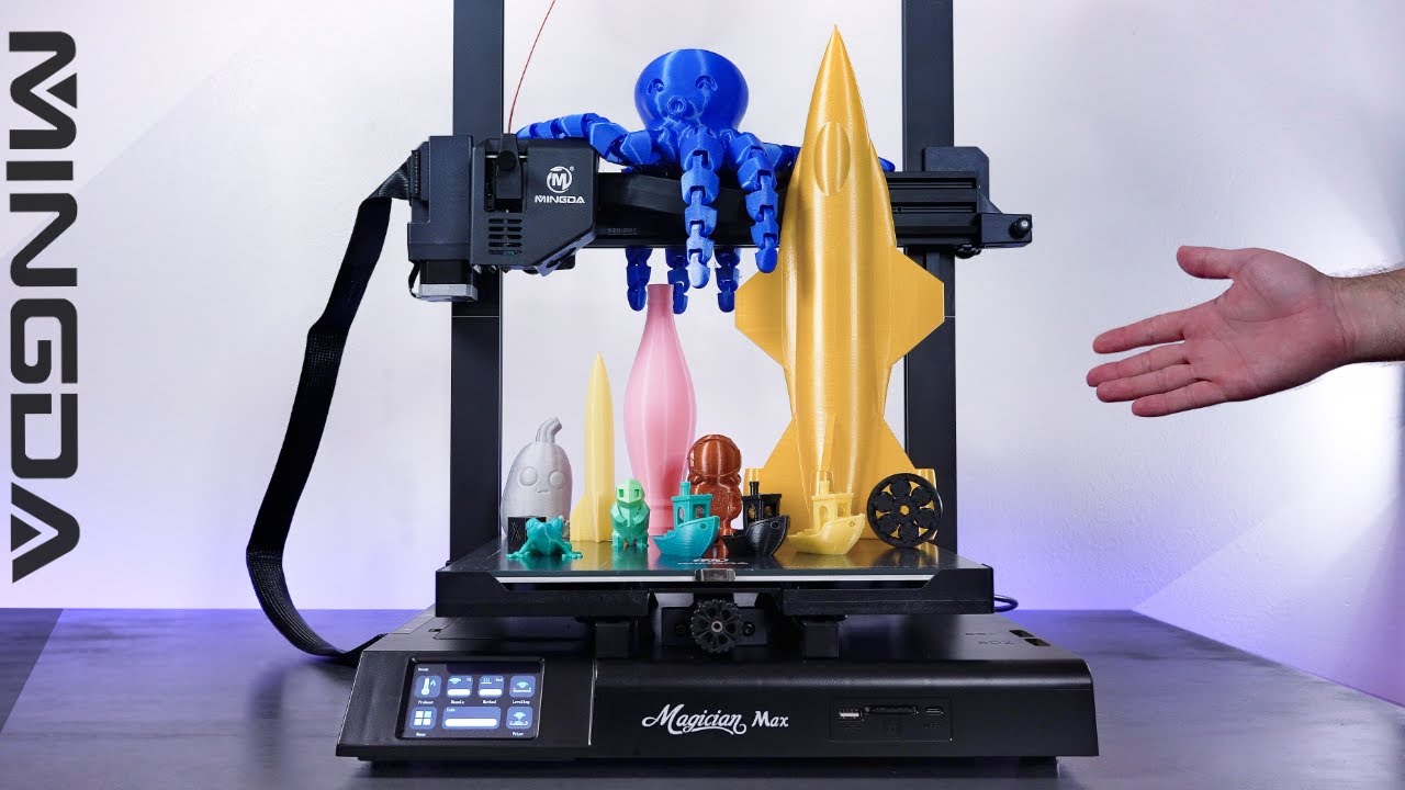 Mingda Magician Max - 3D Printer - Unbox & Setup