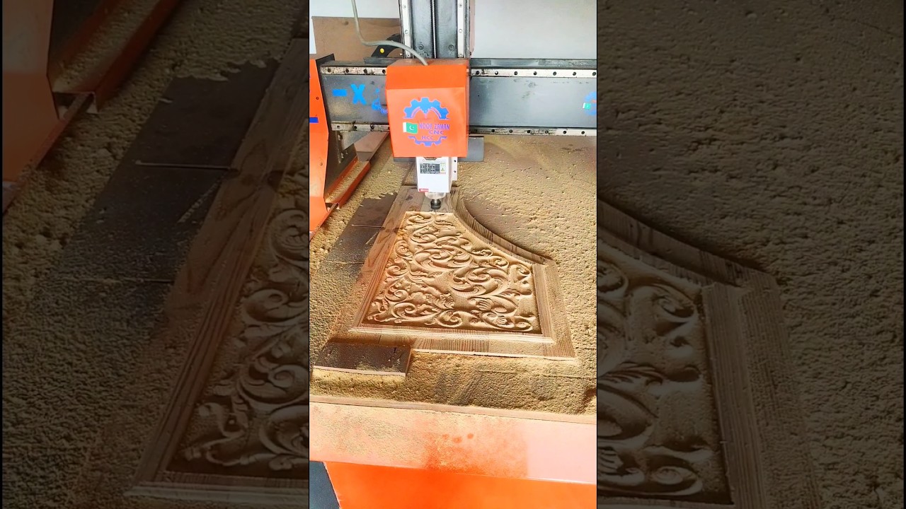 3d Door Carving with CNC Machine