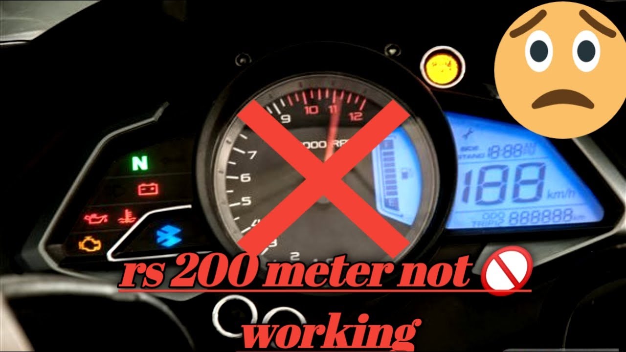 RS 200 meter problem // no 🚫 light in rs 200 meter..