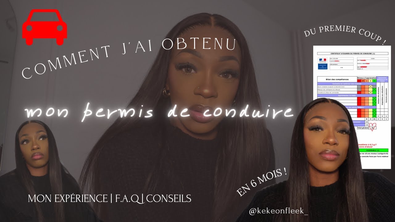 Je te raconte comment j’ai obtenu mon permis de conduire 🚗 (DU PREMIER COUP !💥)
