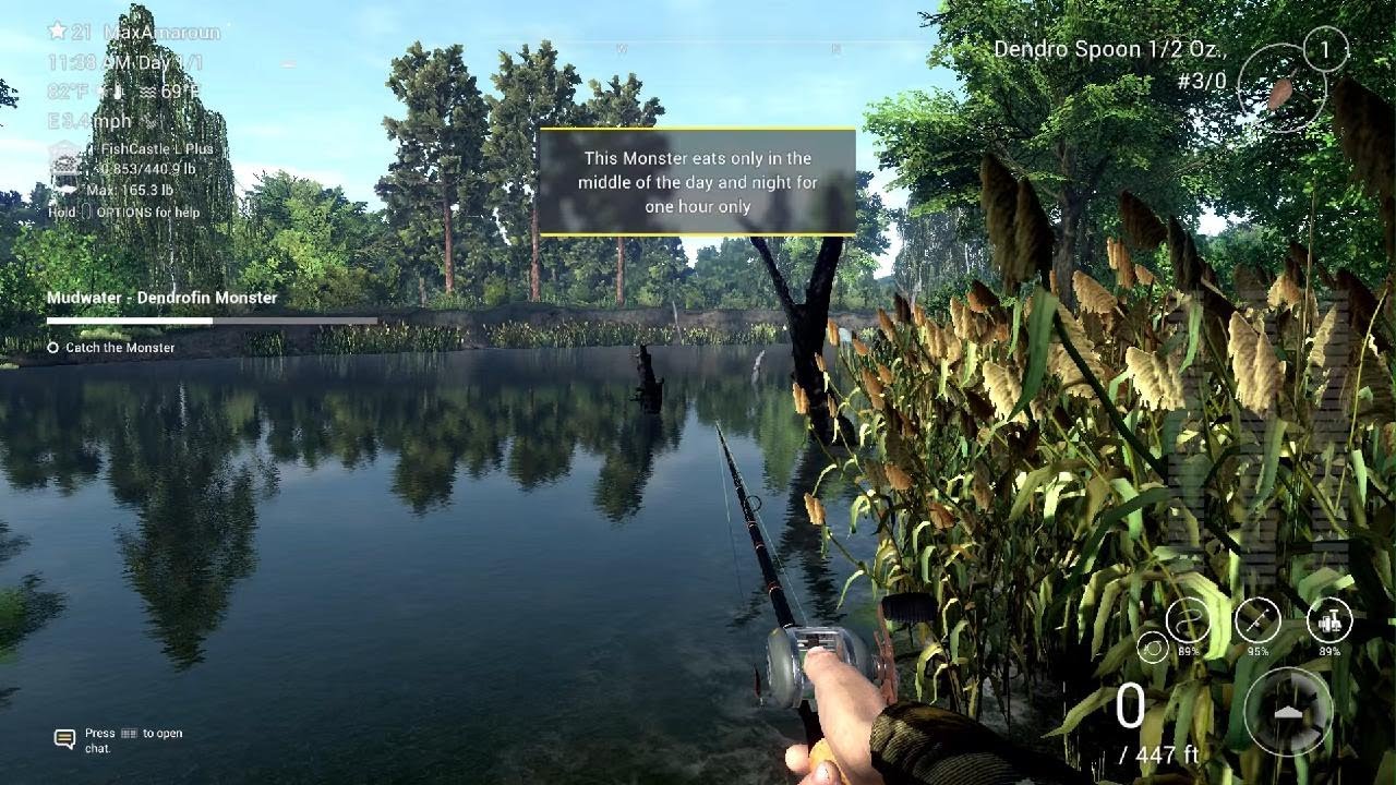 Dendrofin Monster Fish MudWater River Tutorial in FishingPlanet