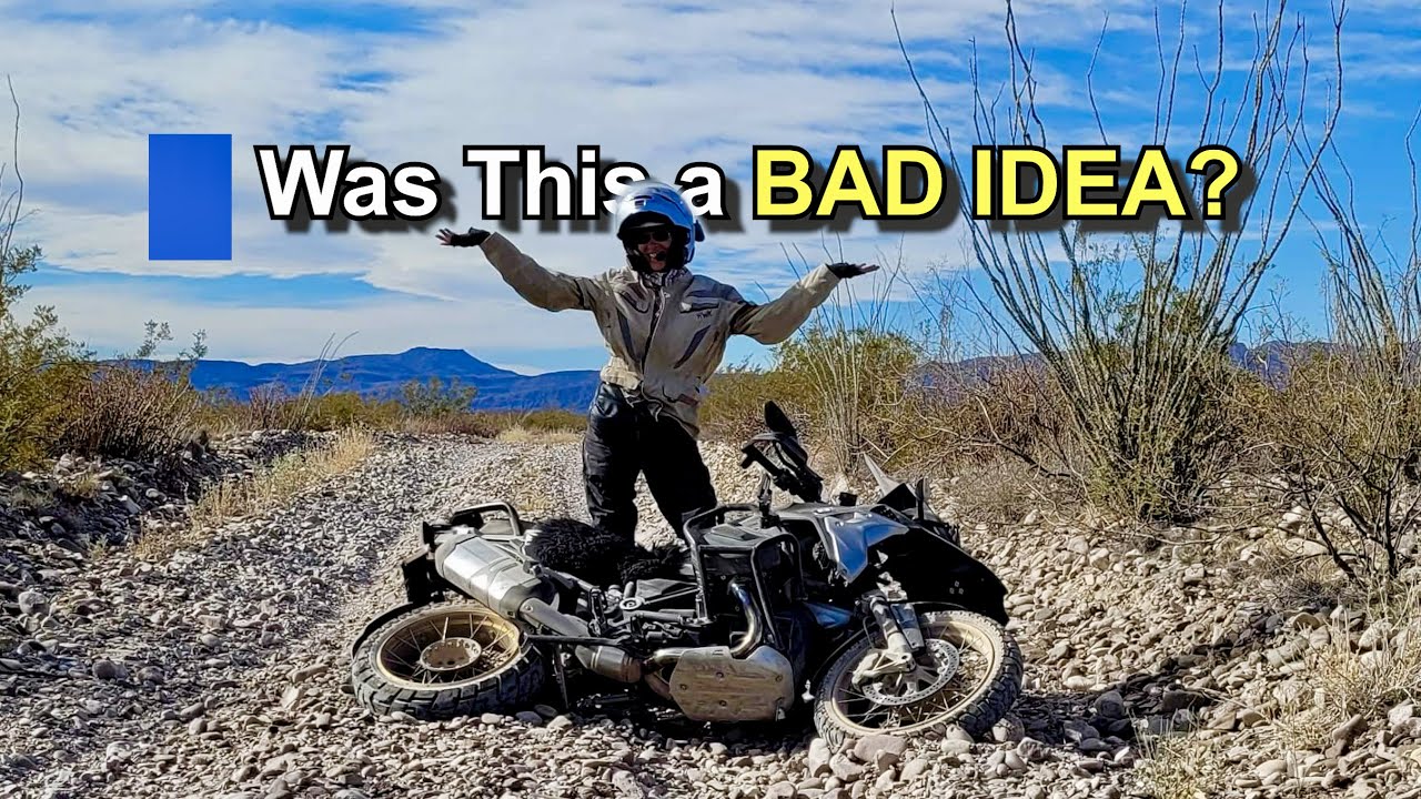 Motorcycle Adventure Riding Gone Wrong!  | BIG BEND MOTORCYCLE RIDING #MotorcycleTravel