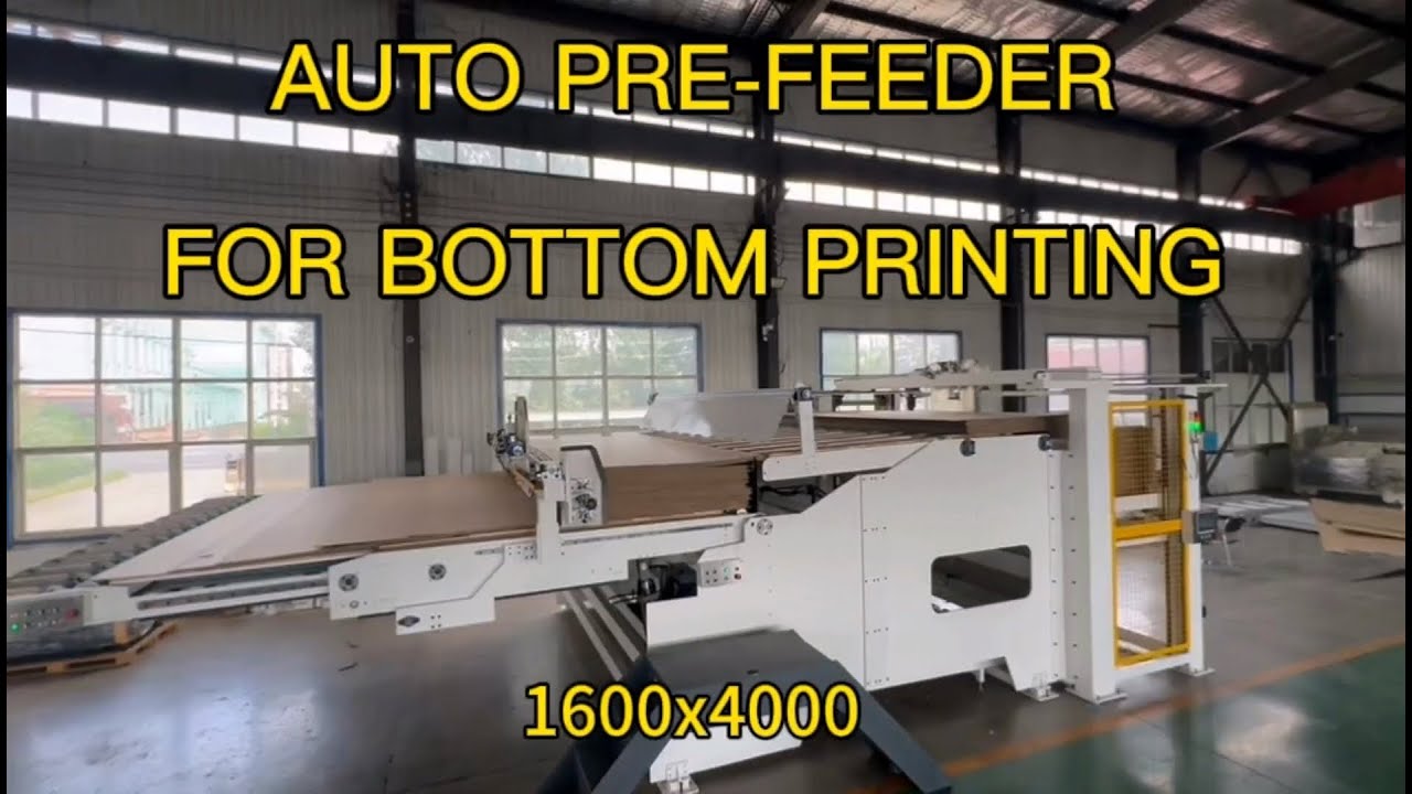 Oman-Auto pre feeder for big sheets bottom printing