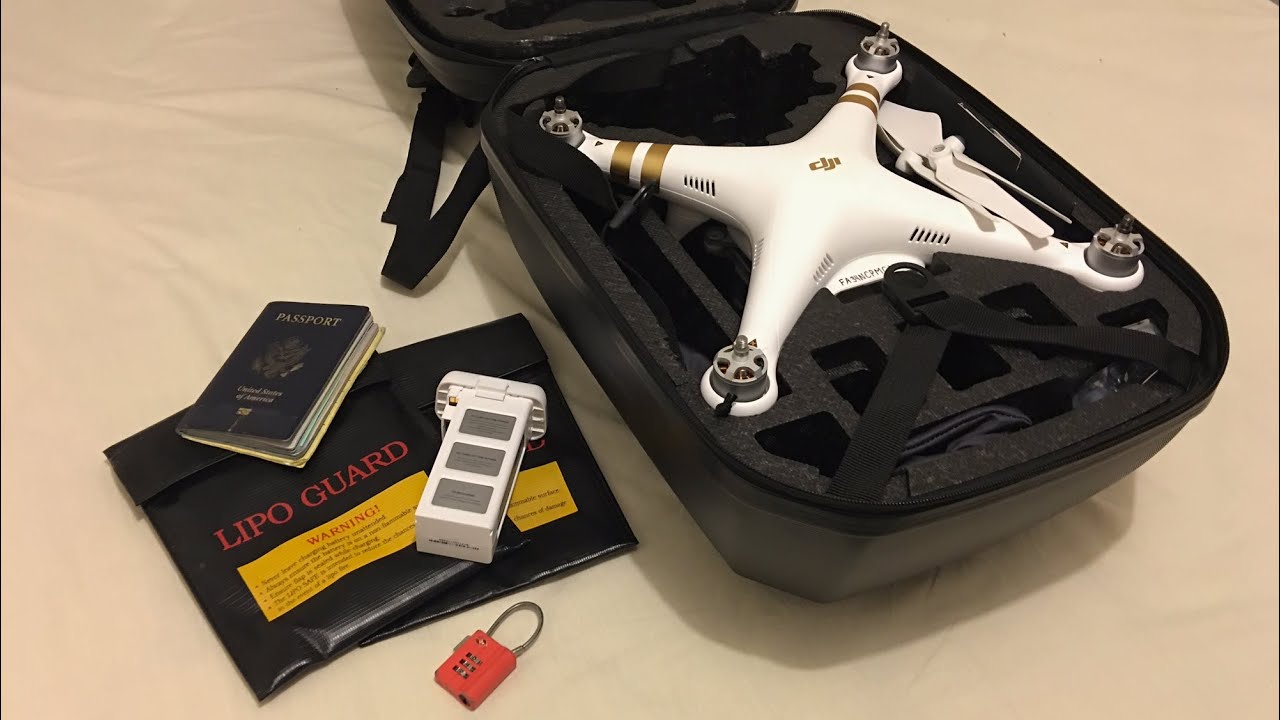 Travel Tips For DJI Phantom And LiPo Batteries