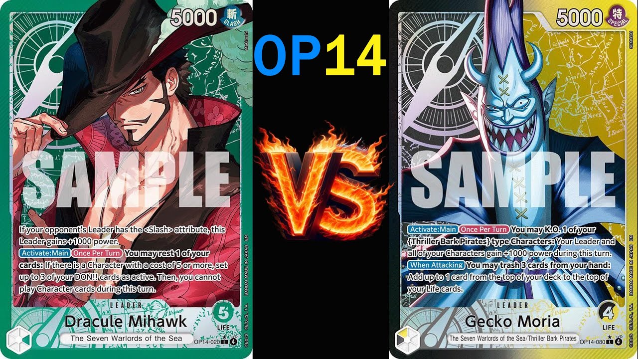 OP14 Local G Mihawk vs BY Gecko Moria Round 1 1/18/26