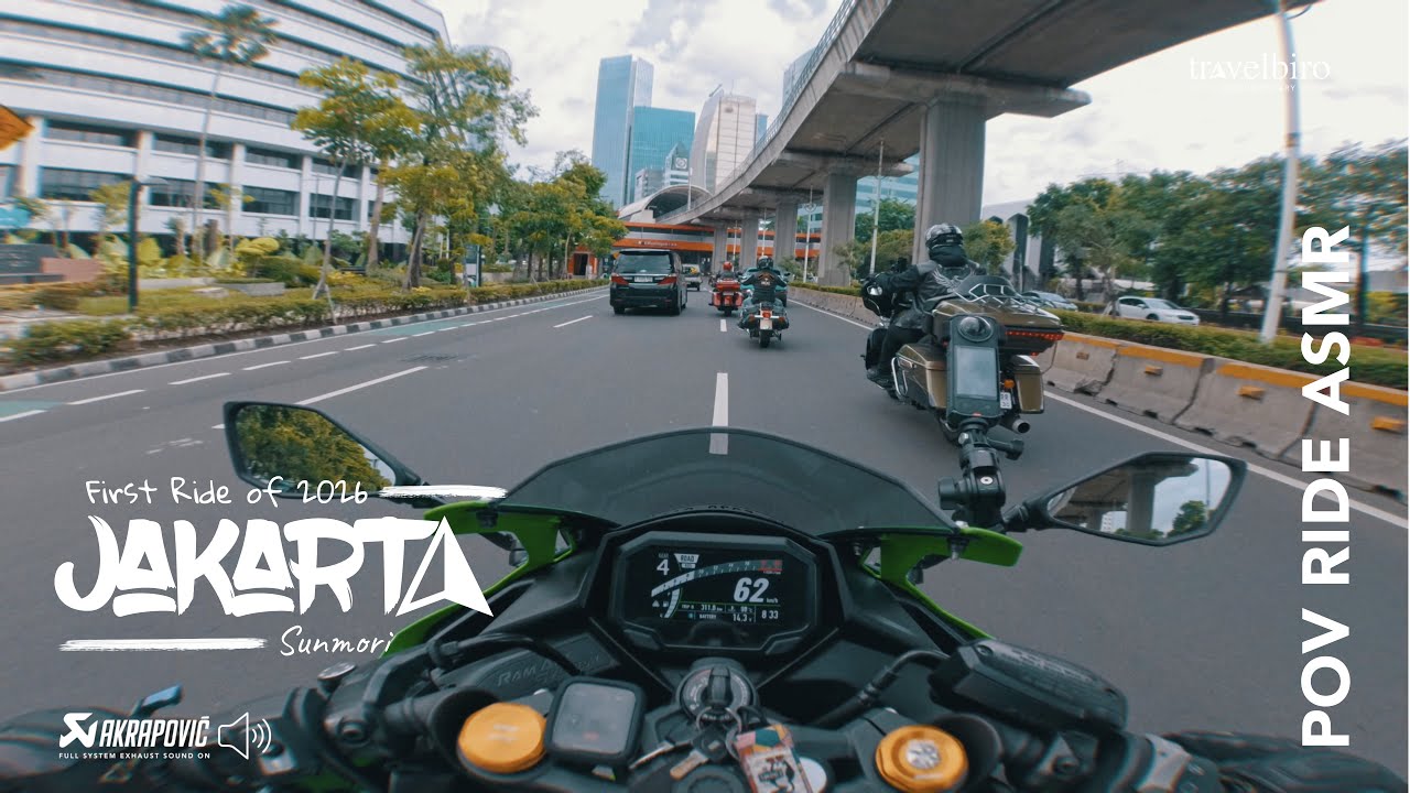 POV Sunmori Jakarta 2026 | Kawasaki ZX25RR ASMR Akrapovic