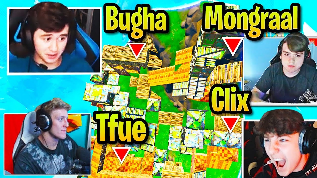 TFUE vs MONGRAAL vs BUGHA vs CLIX in *PRO ONLY* MATCH! (Fortnite)