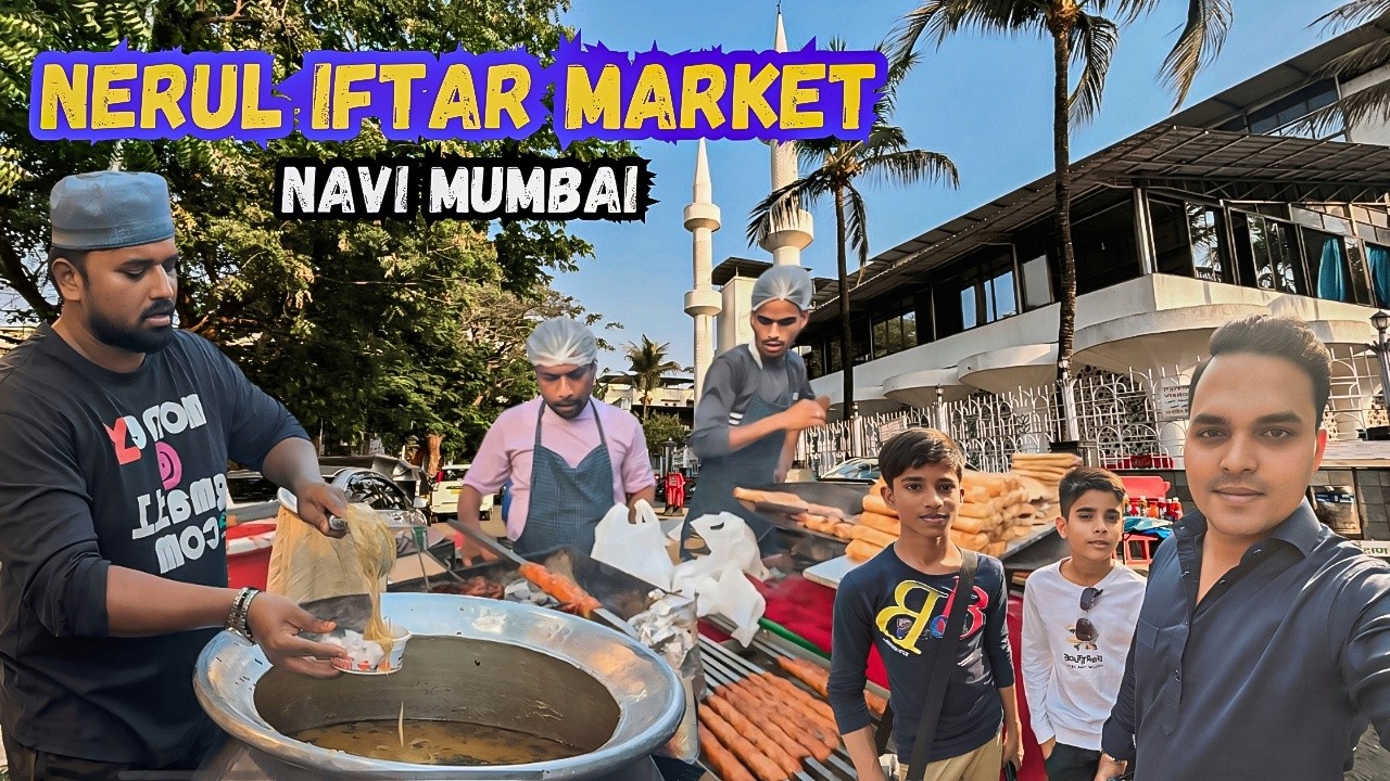 Nerul Jama Masjid Iftar Market 2026| Ramadan Food Vlog Navi Mumbai