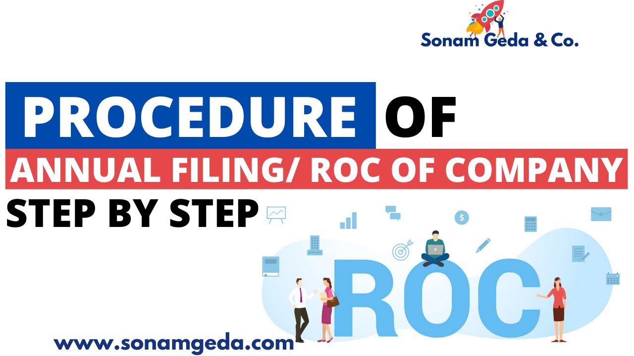 ROC/Annual filing of Company- Step by Step