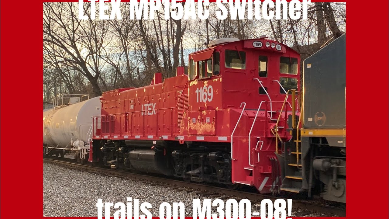 The Return of CSX M300 Sort of! LTEX MP15AC trailing 3rd of 3 @ Woodbine!