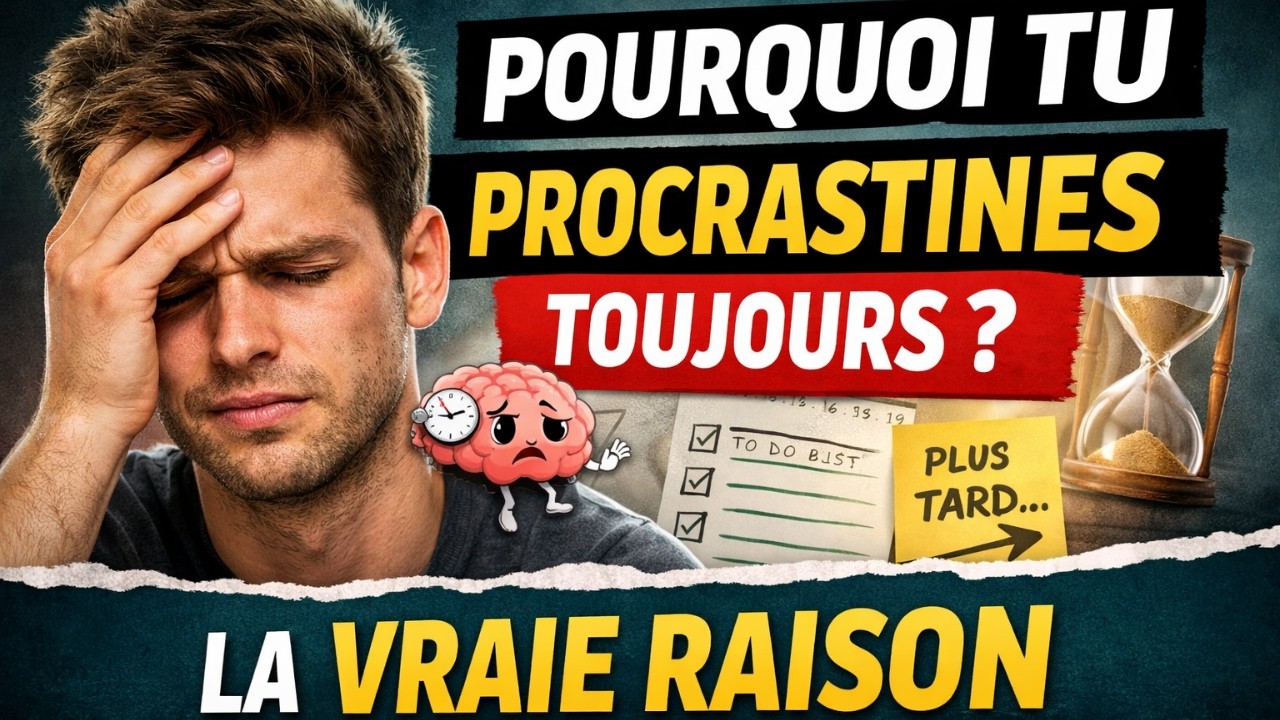 Pourquoi tu procrastines toujours (la vraie raison)