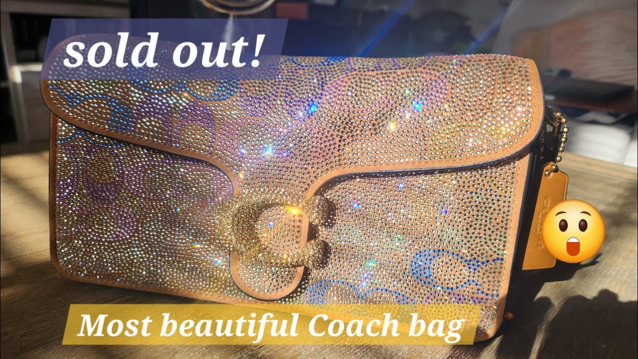 Sold out Coach Rainbow crystal tabby! My 