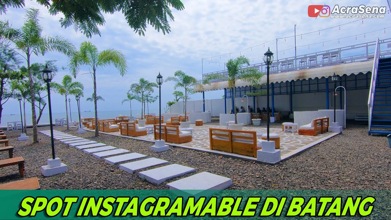 Sea Beach Kafe Sigandu Batang - Tempat Ngopi Instagramable di Batang