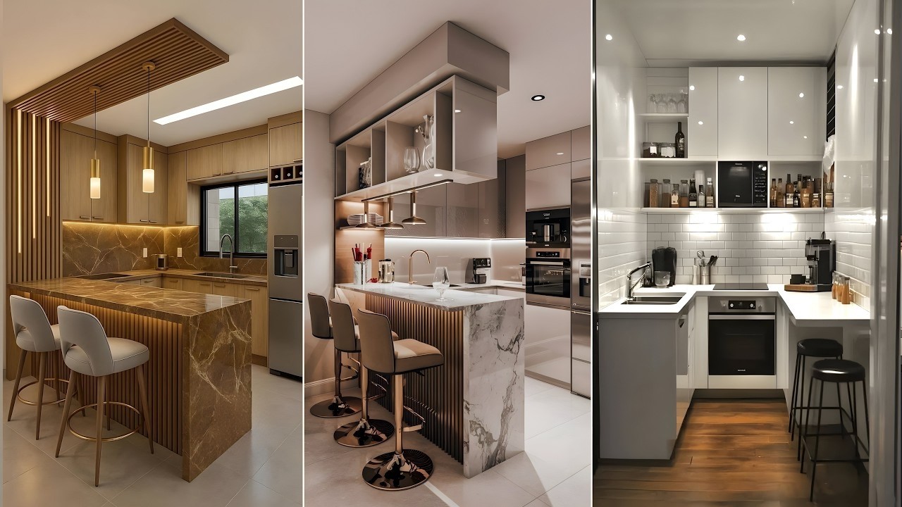+50 Ideas De COCINA MODERNA Para Espacios Pequeños 2026 | Cocina pequeñas modernas Encantador