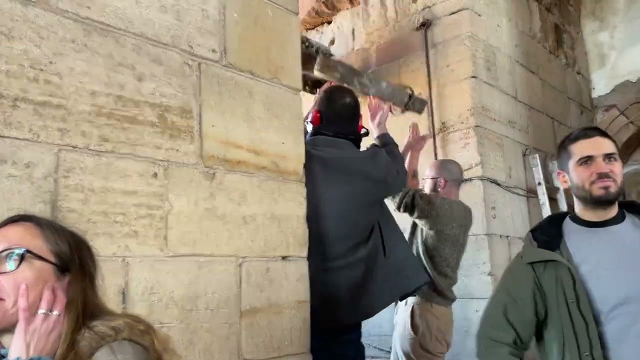 Final del concierto de campanas en Sigüenza el 21 de Enero de 2024.