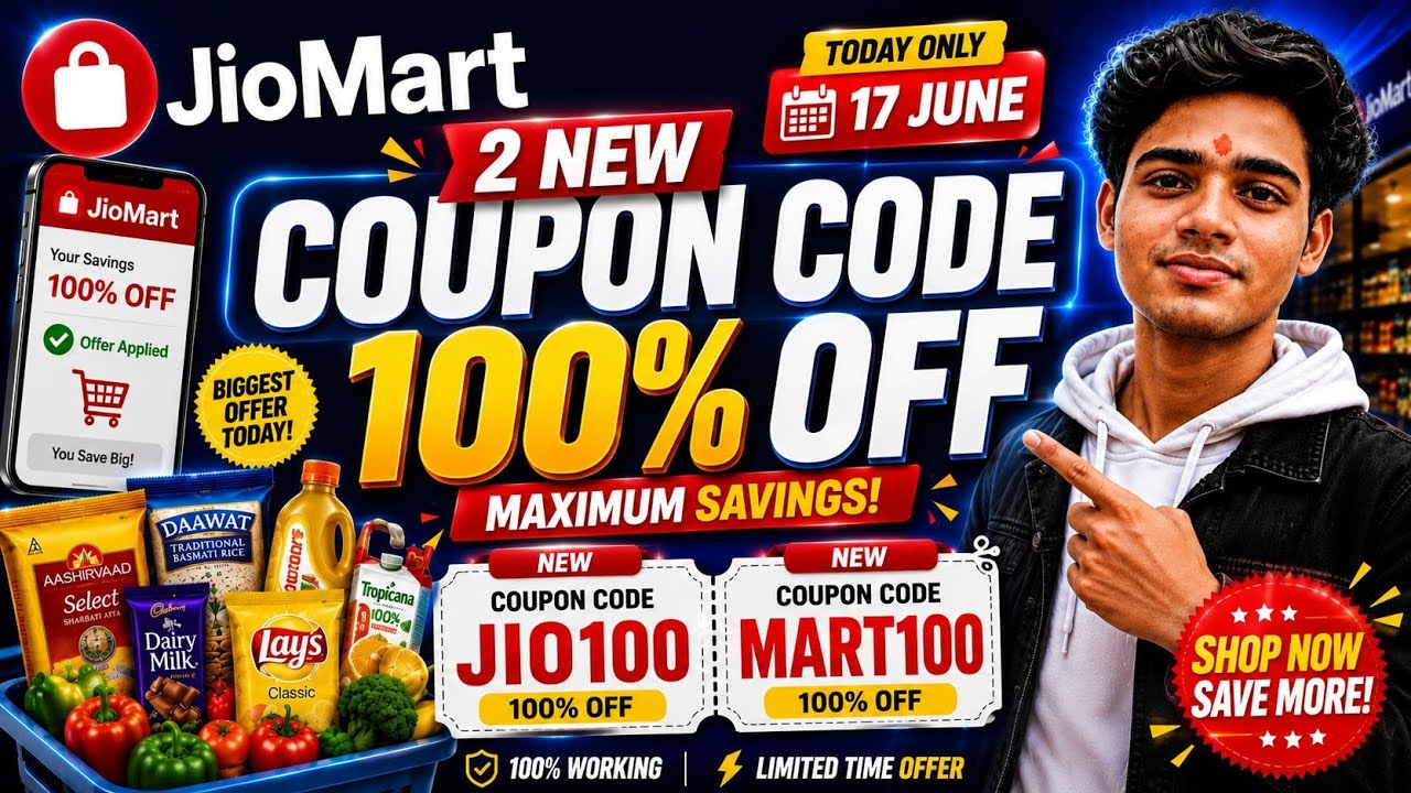 Jiomart Coupon Code Today | Jiomart 100 Off Coupon Code | New Jiomart Coupon Today | Latest Update