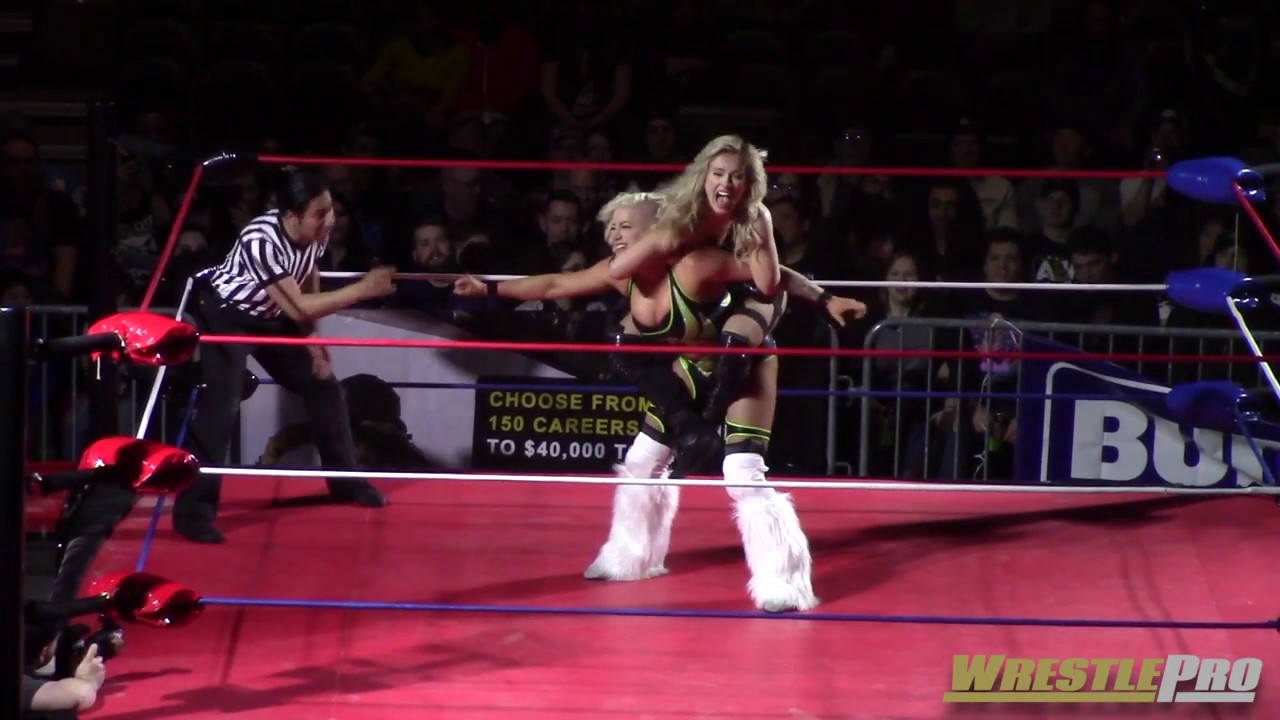 ТАЙЯ ВАЛЬКИРИЯ против СКАРЛЕТТ БОРДО против КАТАРИНЫ ЛИ - ТИТУЛЬ IMPACT KNOCKOUTS - WRESTLEPRO AL...