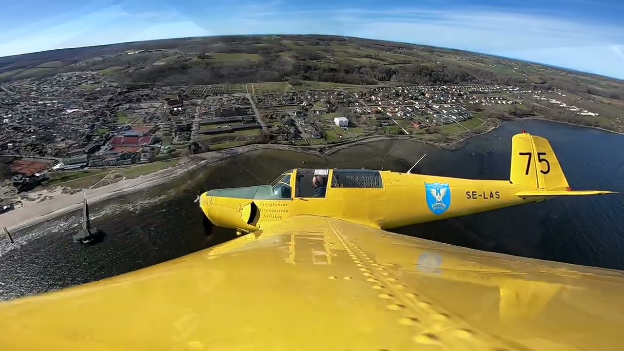 Flying the Saab Safir 91b from 1953 💎