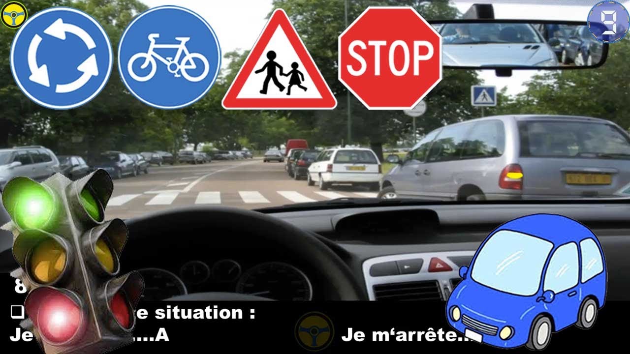 examen code de la route France 2021😘  @code_de_la_route  - permis de conduire test 6