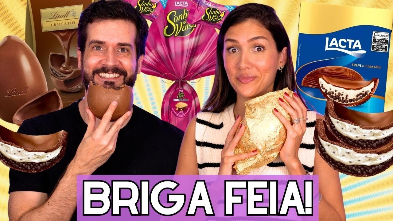 PROVANDO OVOS de PÁSCOA RECHEADOS | TRUFADO LINDT, LACTA OREO e SONHO DE VALSA | OVO do POVO #7
