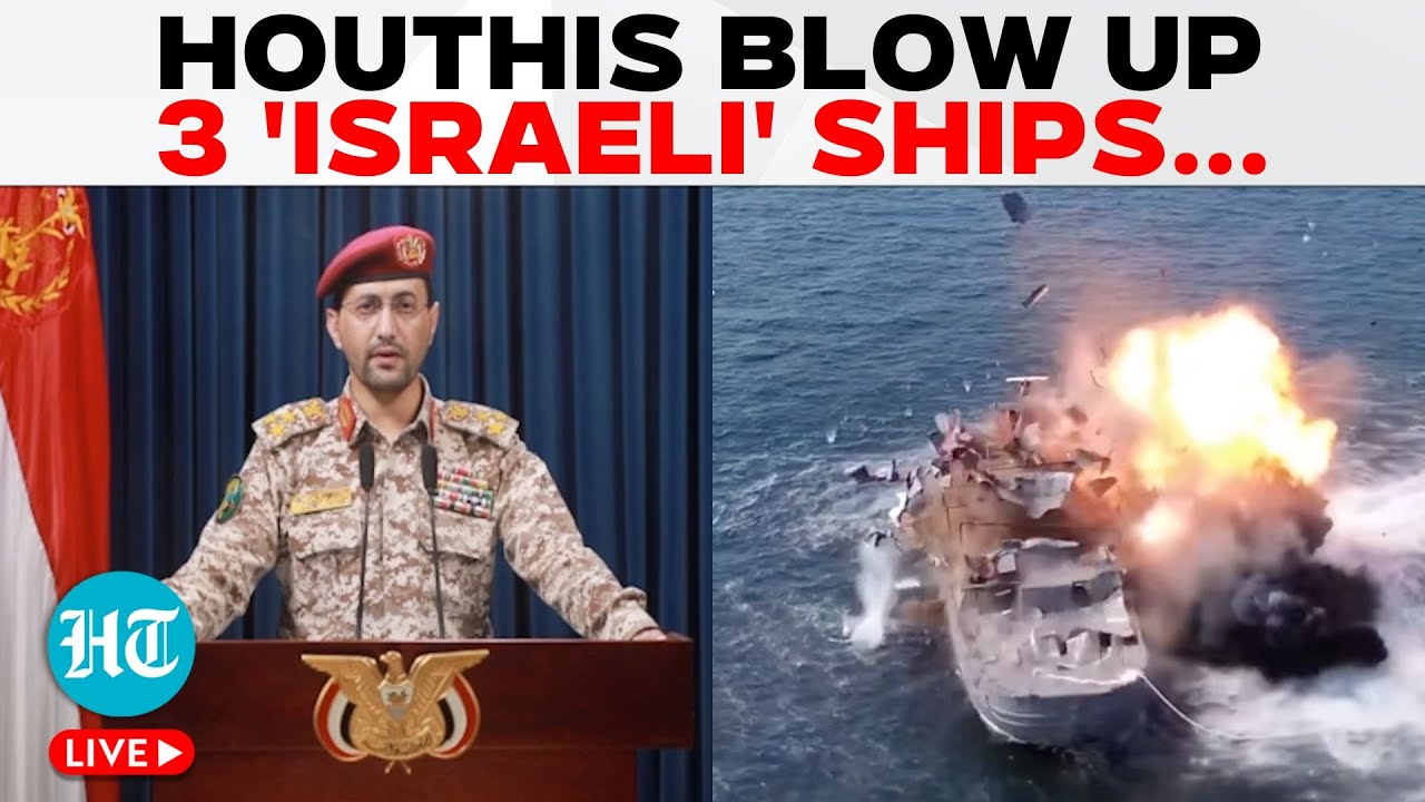Houthis Fire Deadly Rockets, Drones On 'Israeli' Ships Days After Israel Strikes Iran | Iran Attack